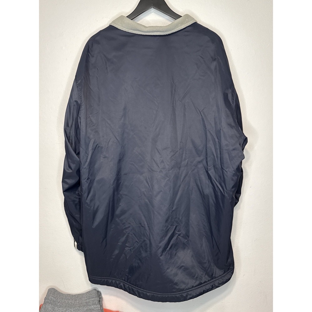 Vintage Nike Fleece Lined Jacket Navy Swoosh Full Zip Mens XL - Picture 12 of 15